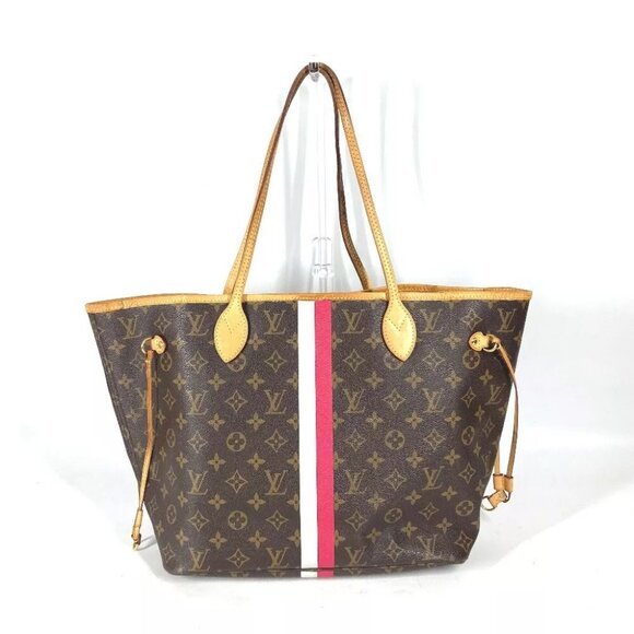 LOUIS VUITTON M41178 Monogram Neverfull MM Bag Tote Bag Shoulder Bag - Picture 3 of 16
